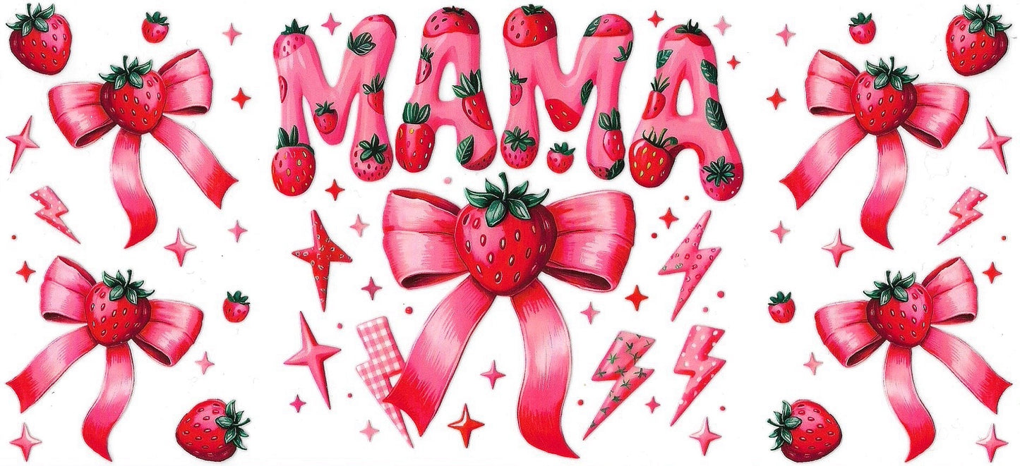Strawberry Bow Mama Design