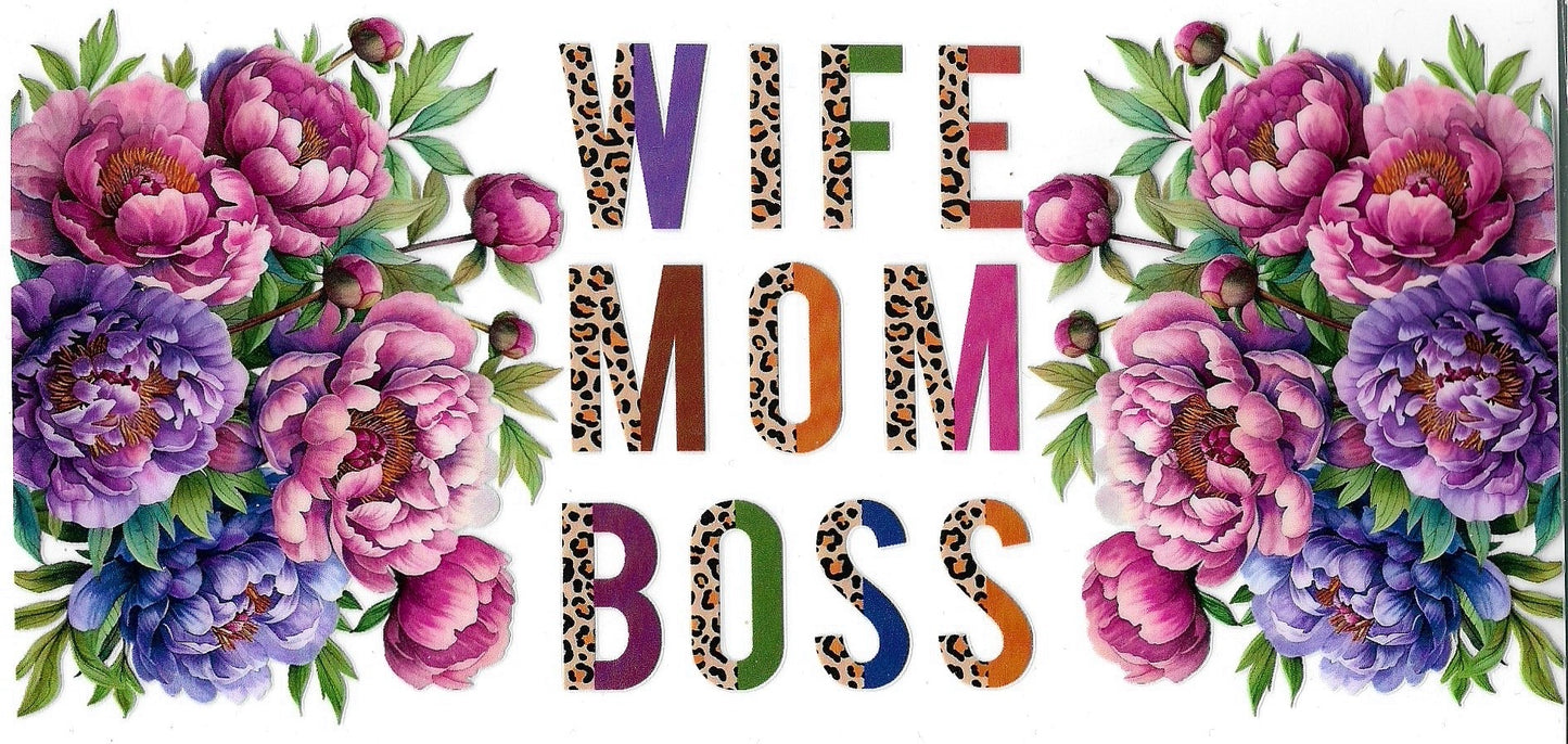 Wife Mom Boss Design