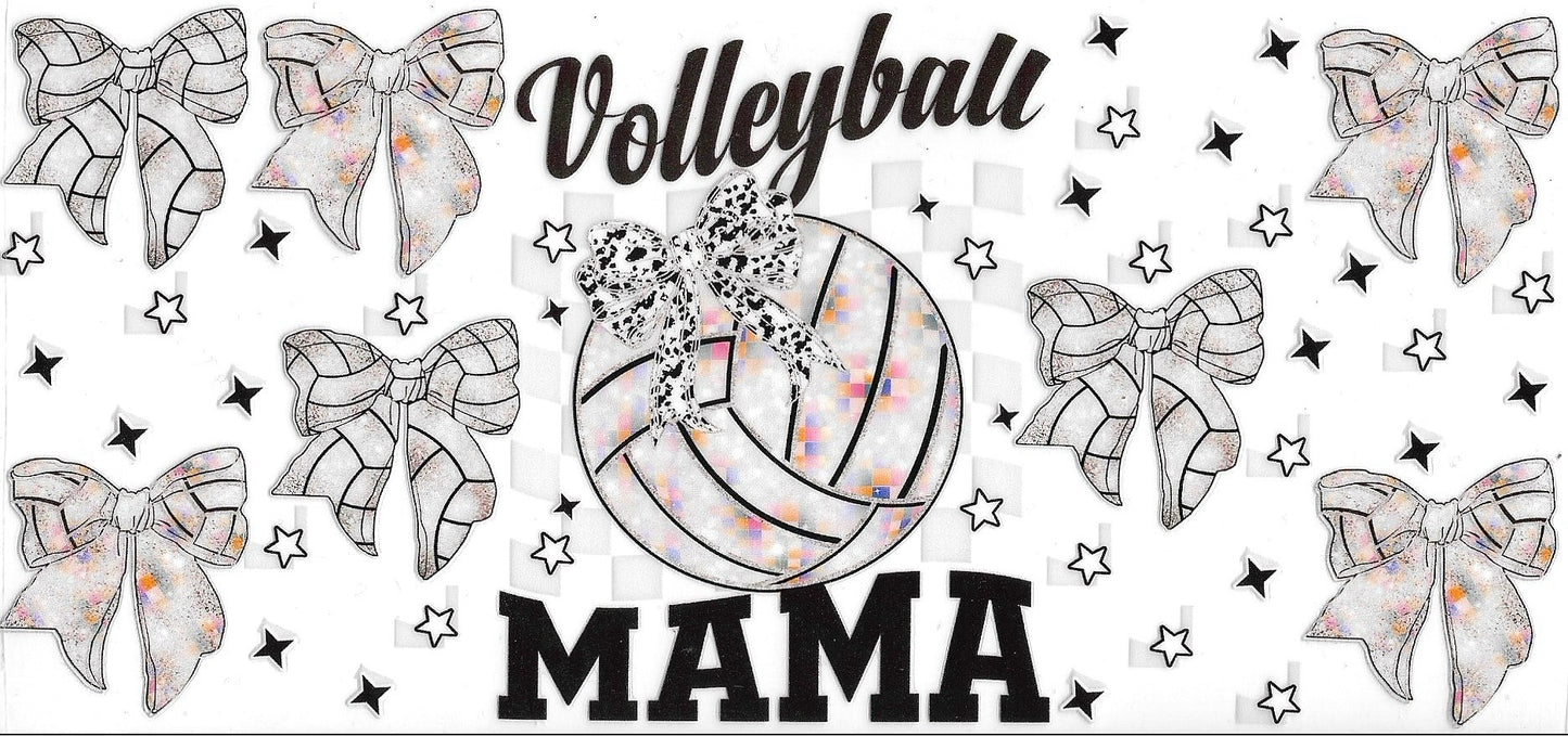 Volleyball Mama Bow Design