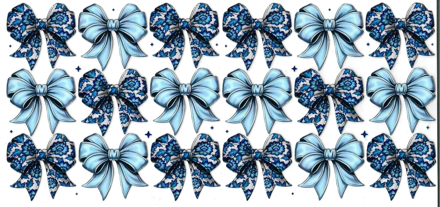 Blue Bows Design