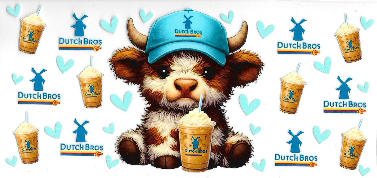 Cow Dutch Coffee Design