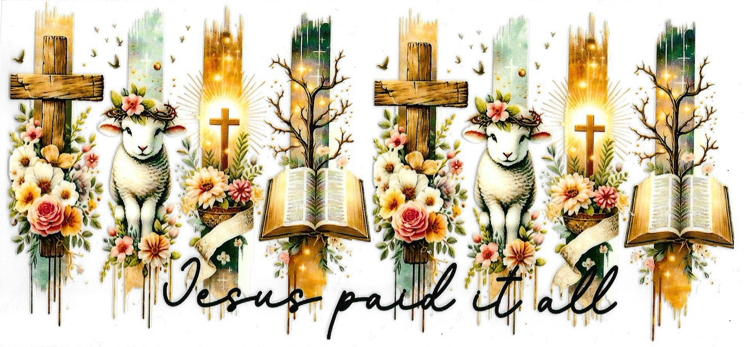 Jesus Paid it all Faith Design