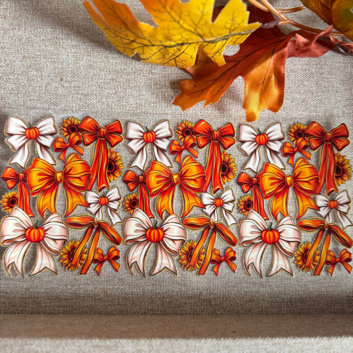 Fall Themed Bows Design