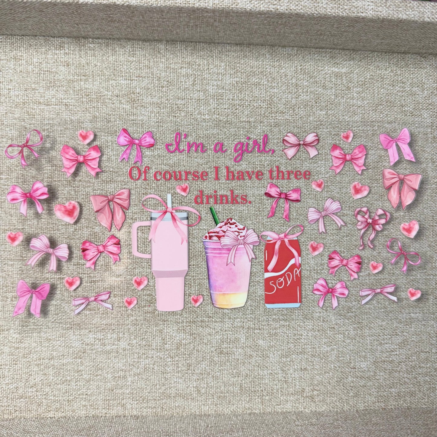 I Have Three Drinks Design