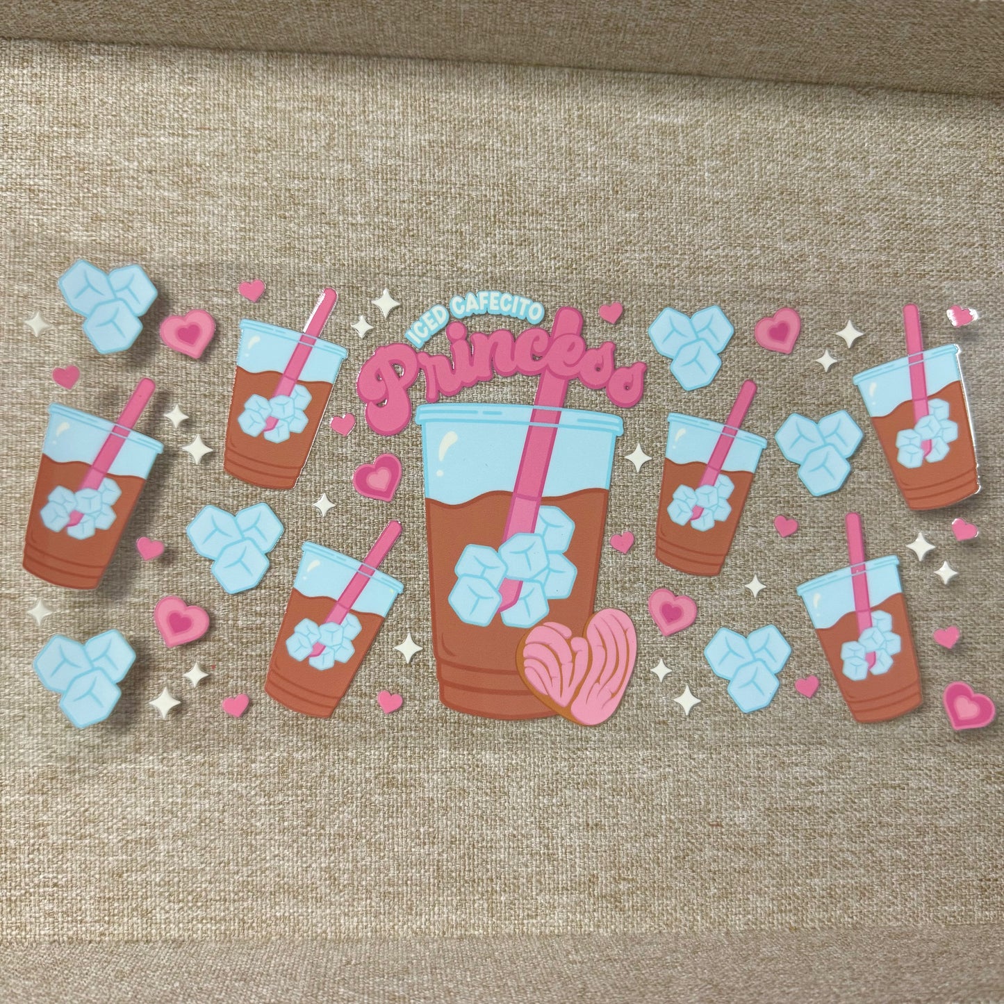 Iced Cafecito Princess Design