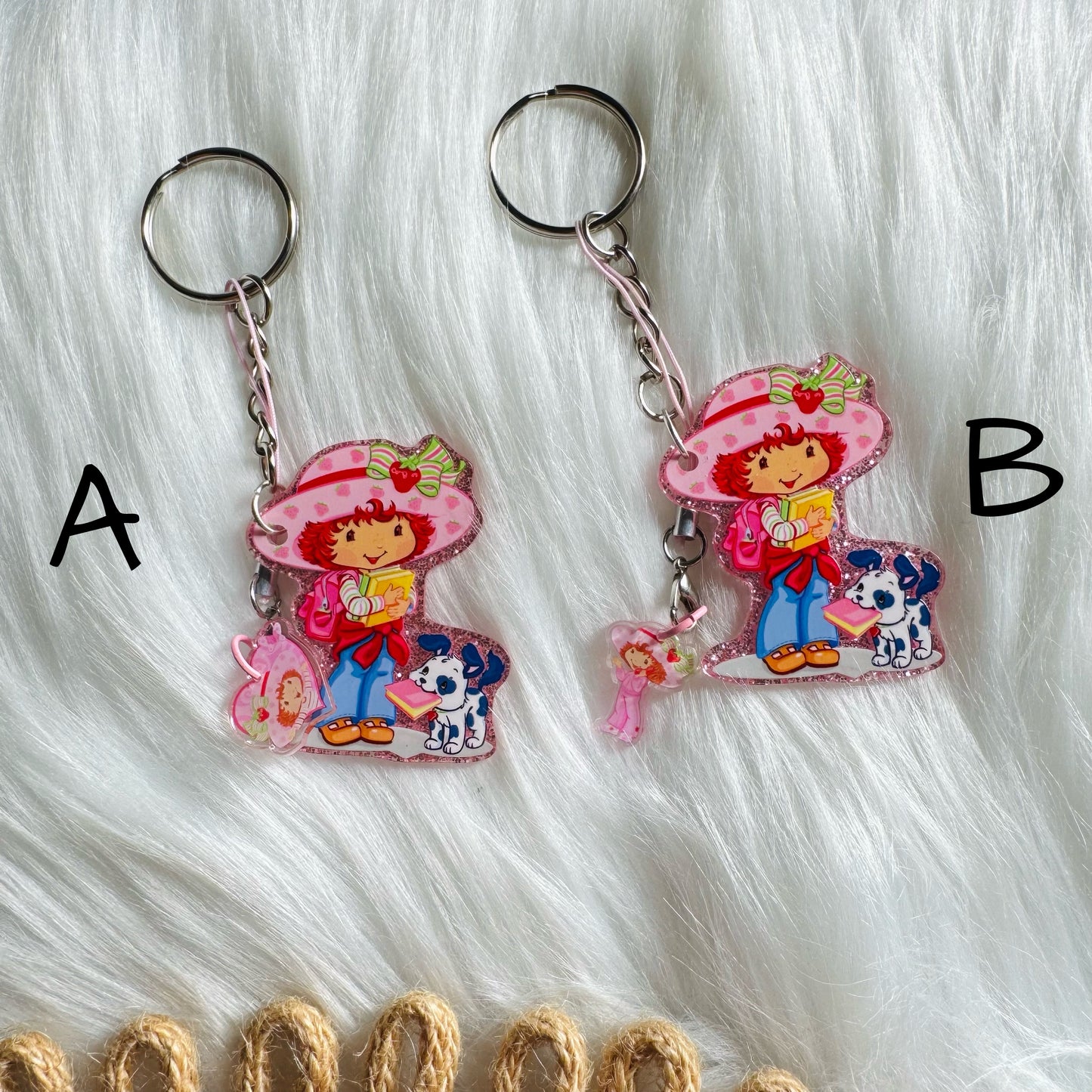 Strawberry Shortcake Keychain