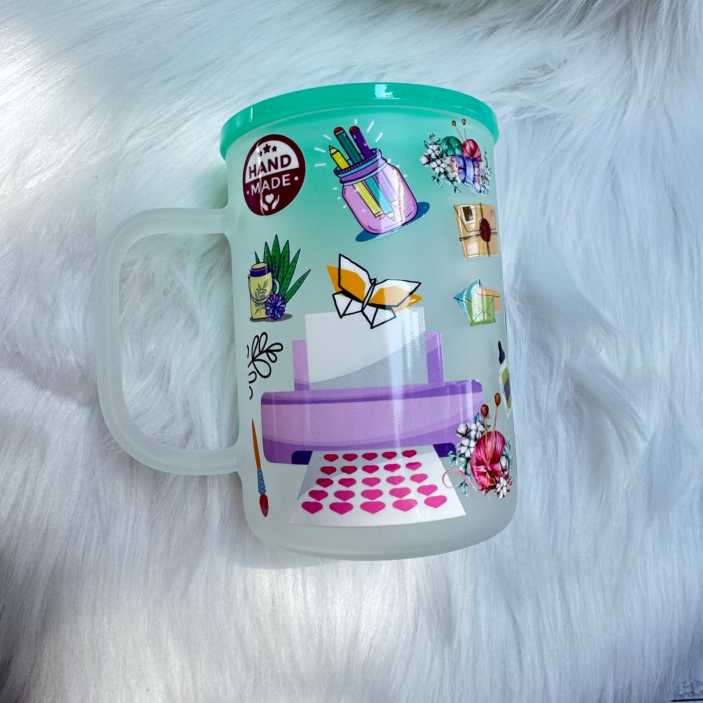 Crafty Girl Frosted Mug