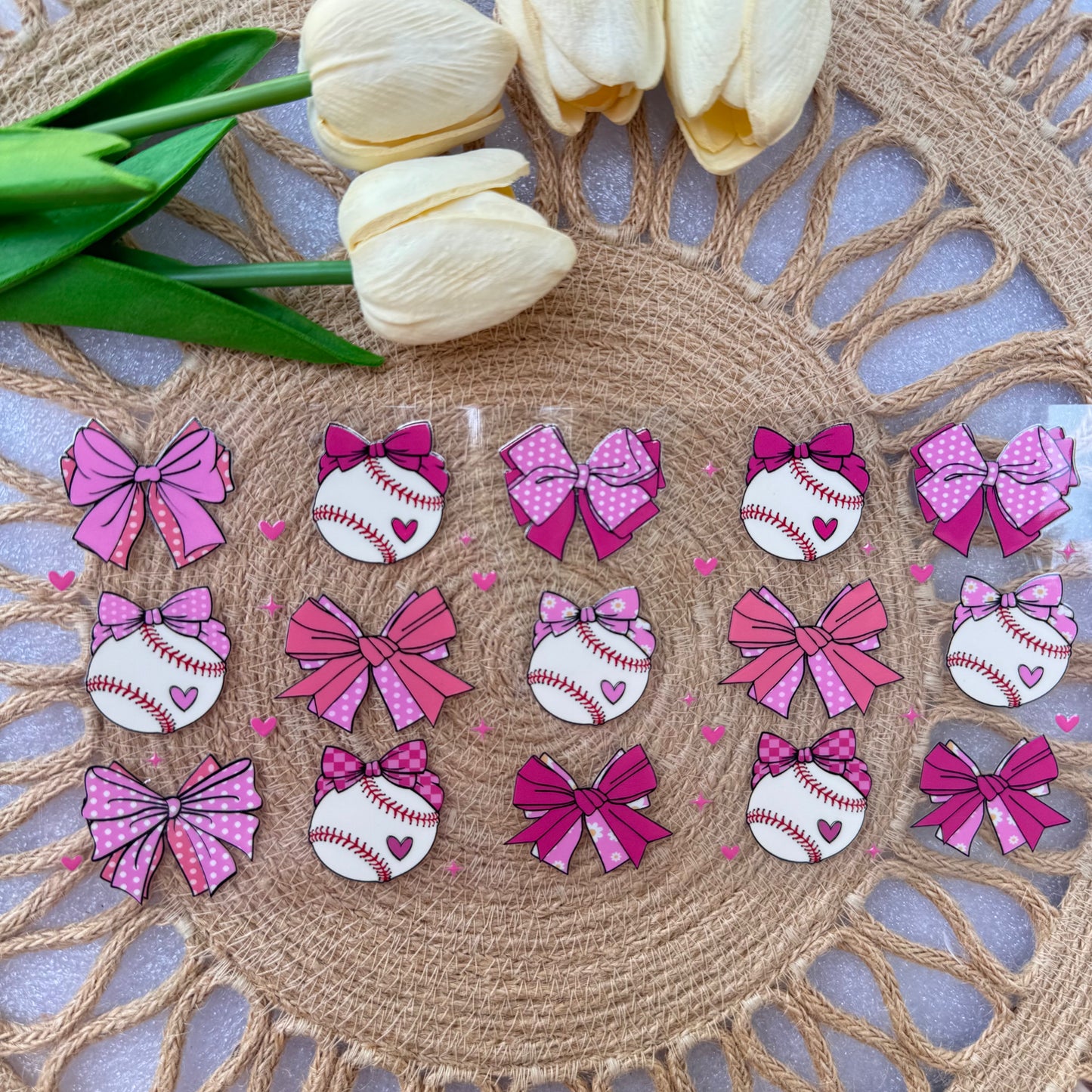 Coquette Baseballs Design