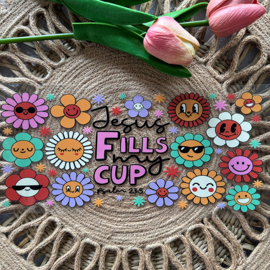 Jesus Fills My Cup Faith Design