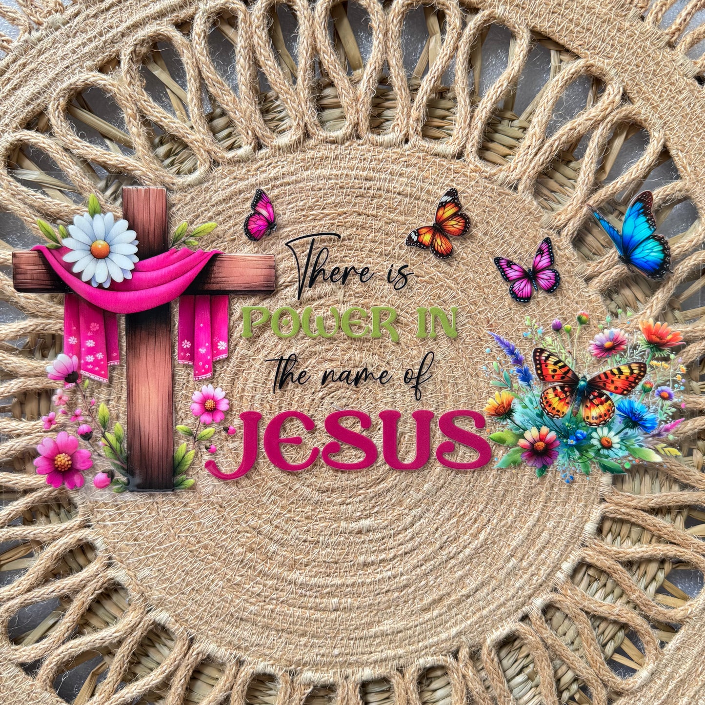 Power in the Name of Jesus Faith Design