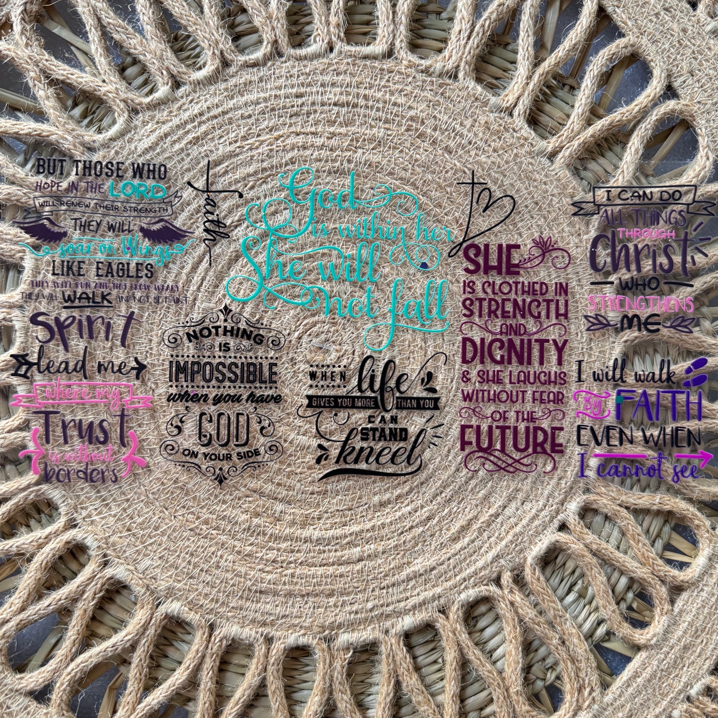 God is Within Her Faith Design