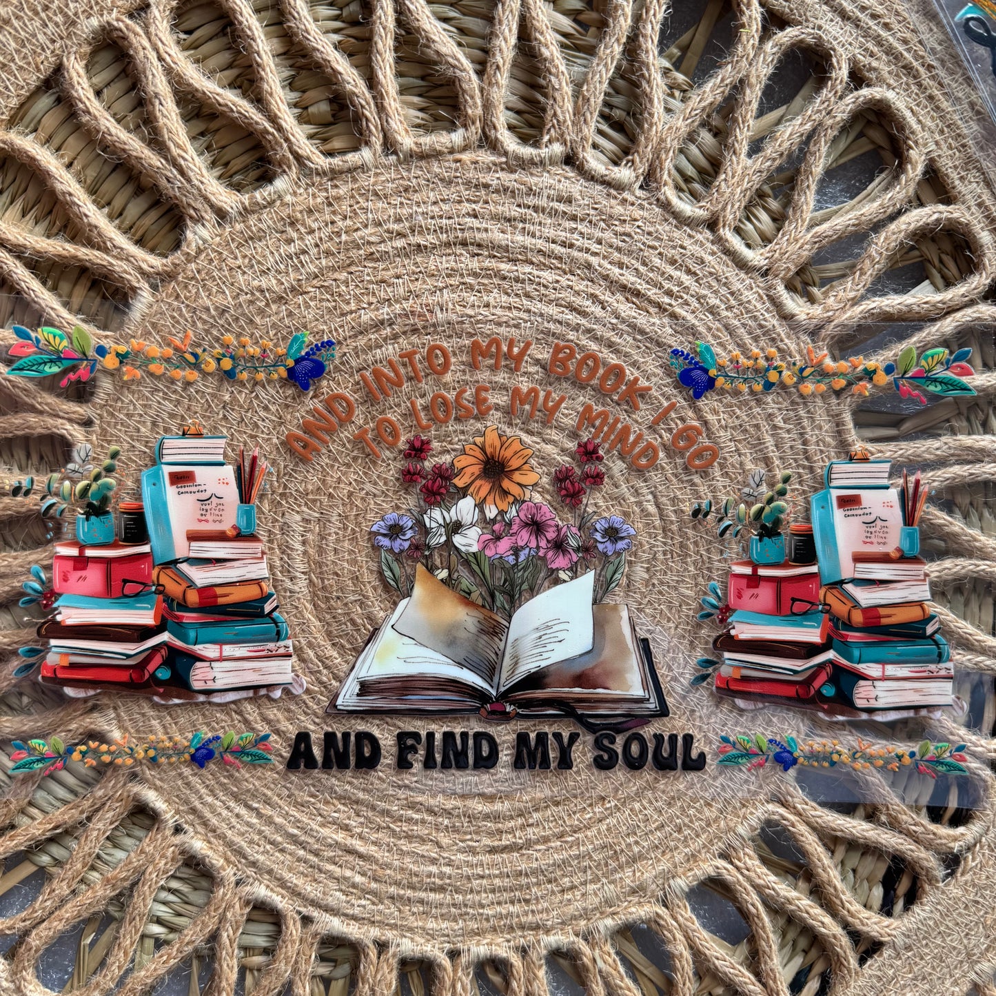 And Into My Book I Go Design