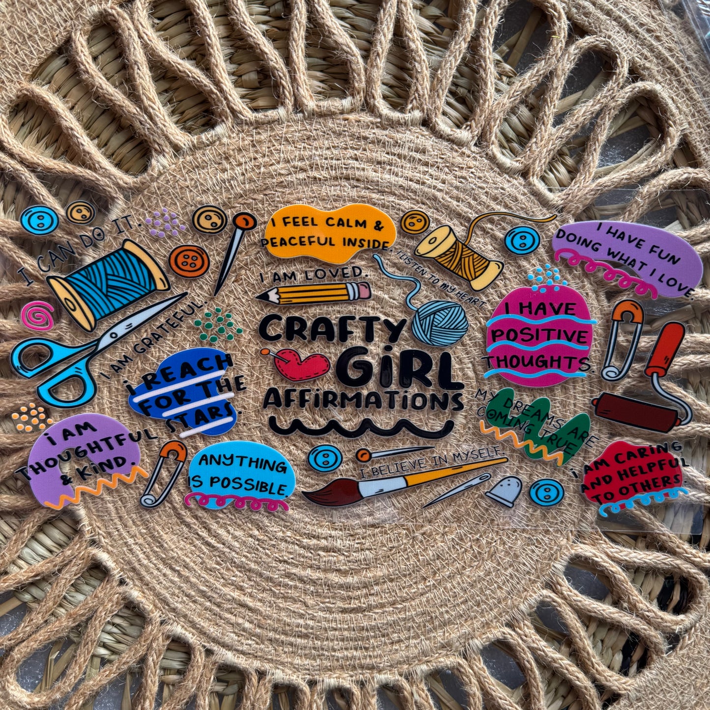 Crafty Girl Affirmations Design