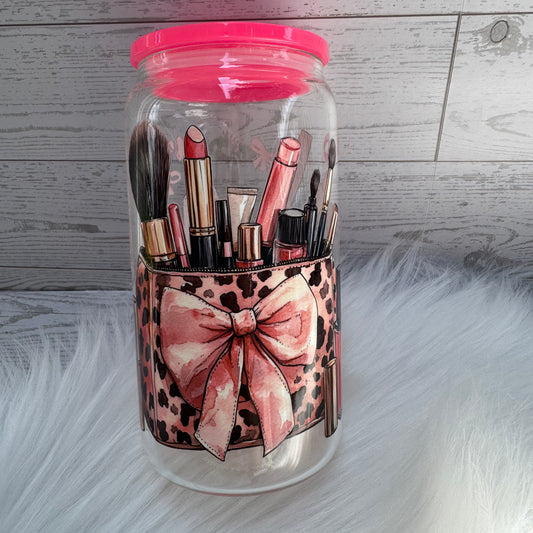 Makeup Lover Glass Cup