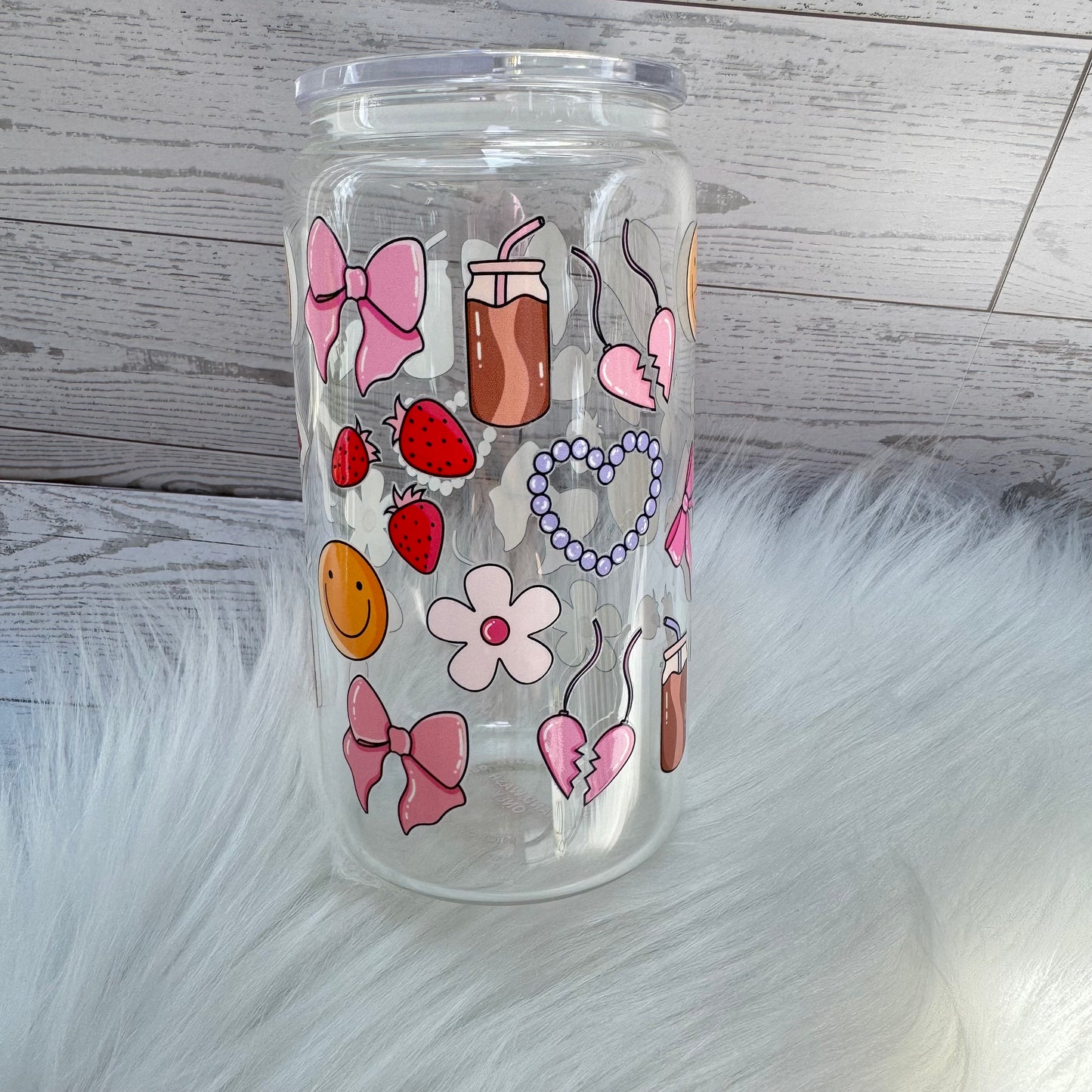 I'm Just a Girl Glass Cup