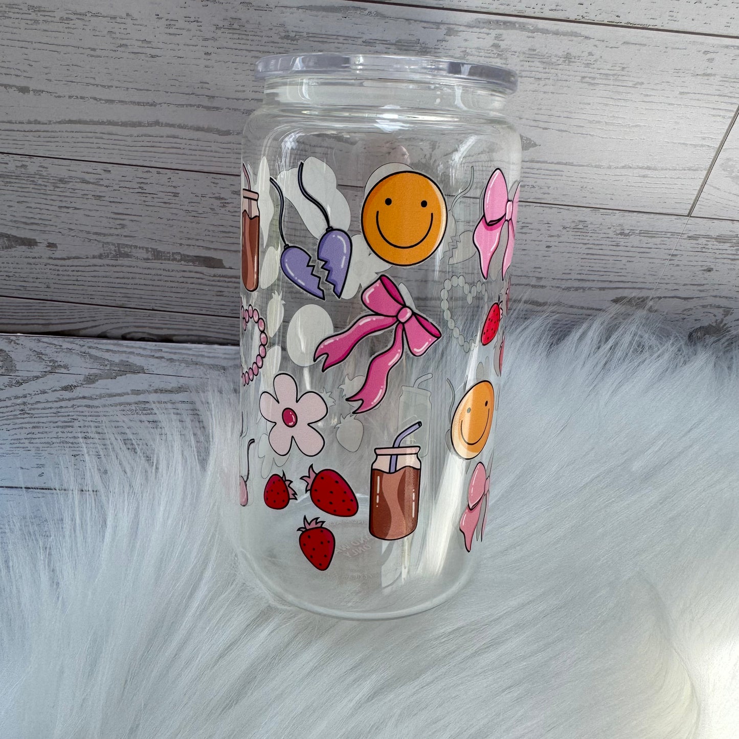 I'm Just a Girl Glass Cup