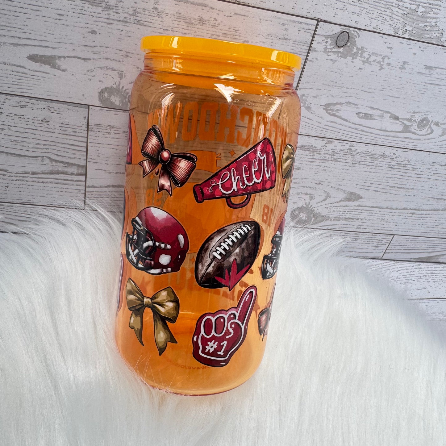 Touchdown Season Glass Cup