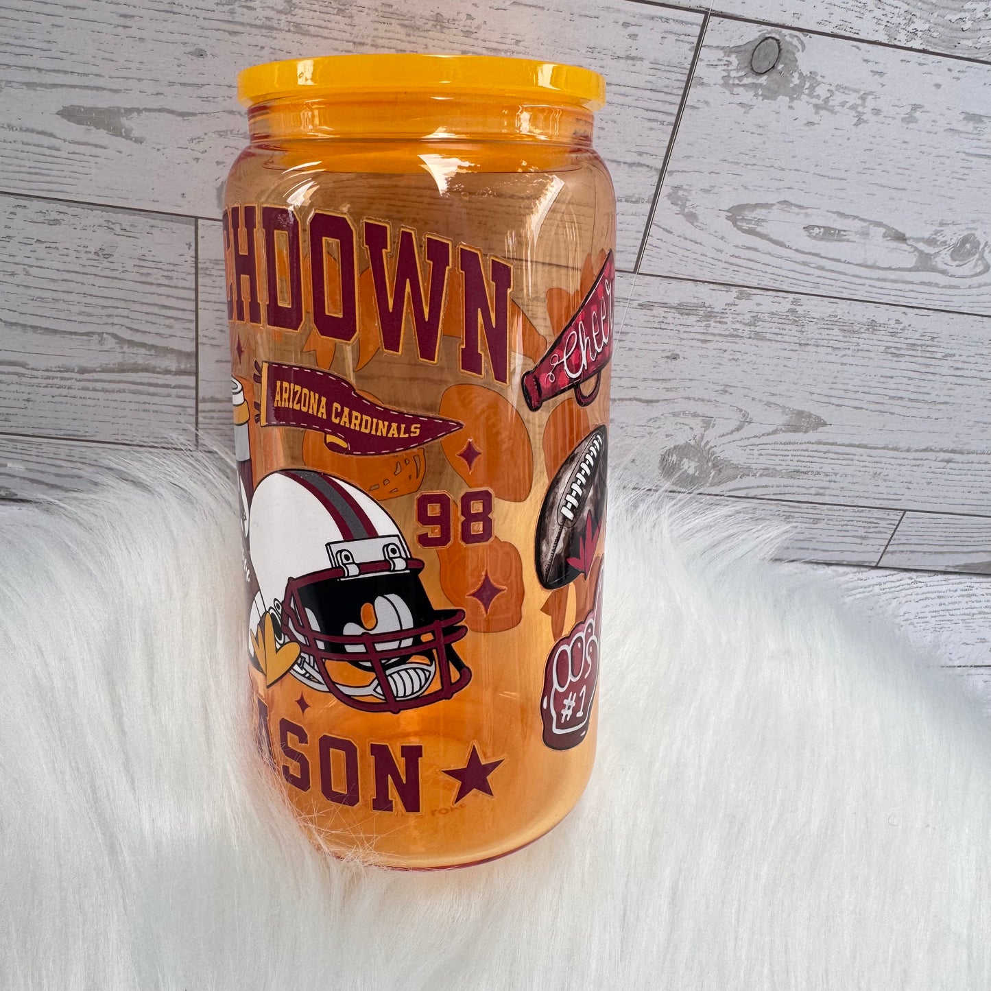 Touchdown Season Glass Cup
