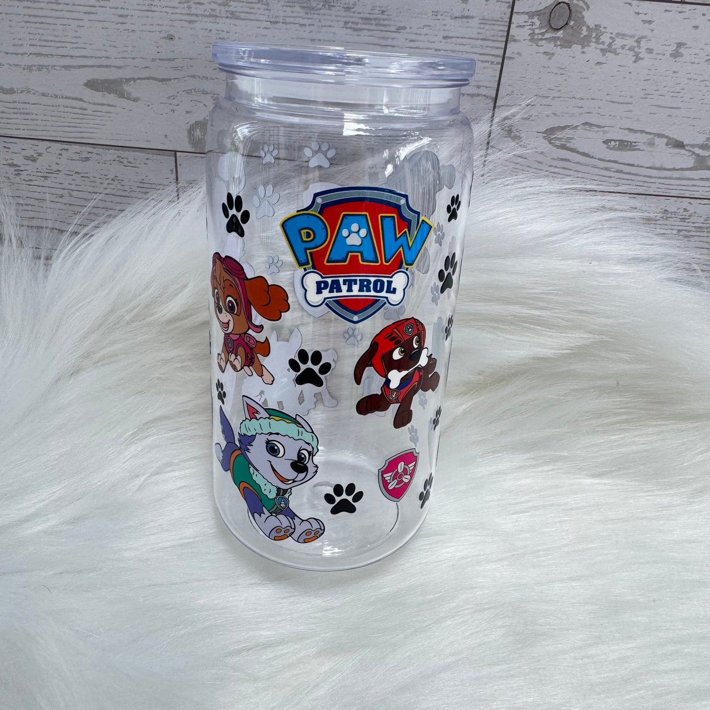 Paw Puppies Acrylic Cup