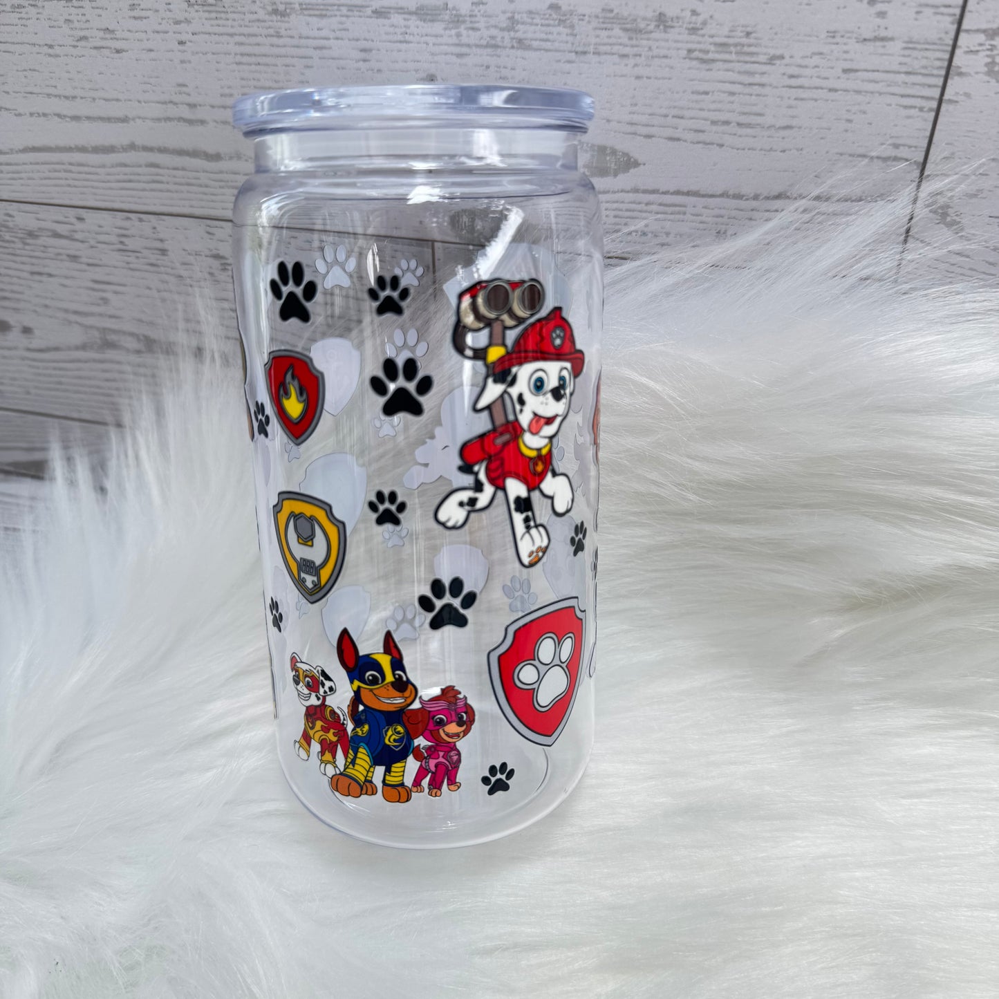 Paw Puppies Acrylic Cup