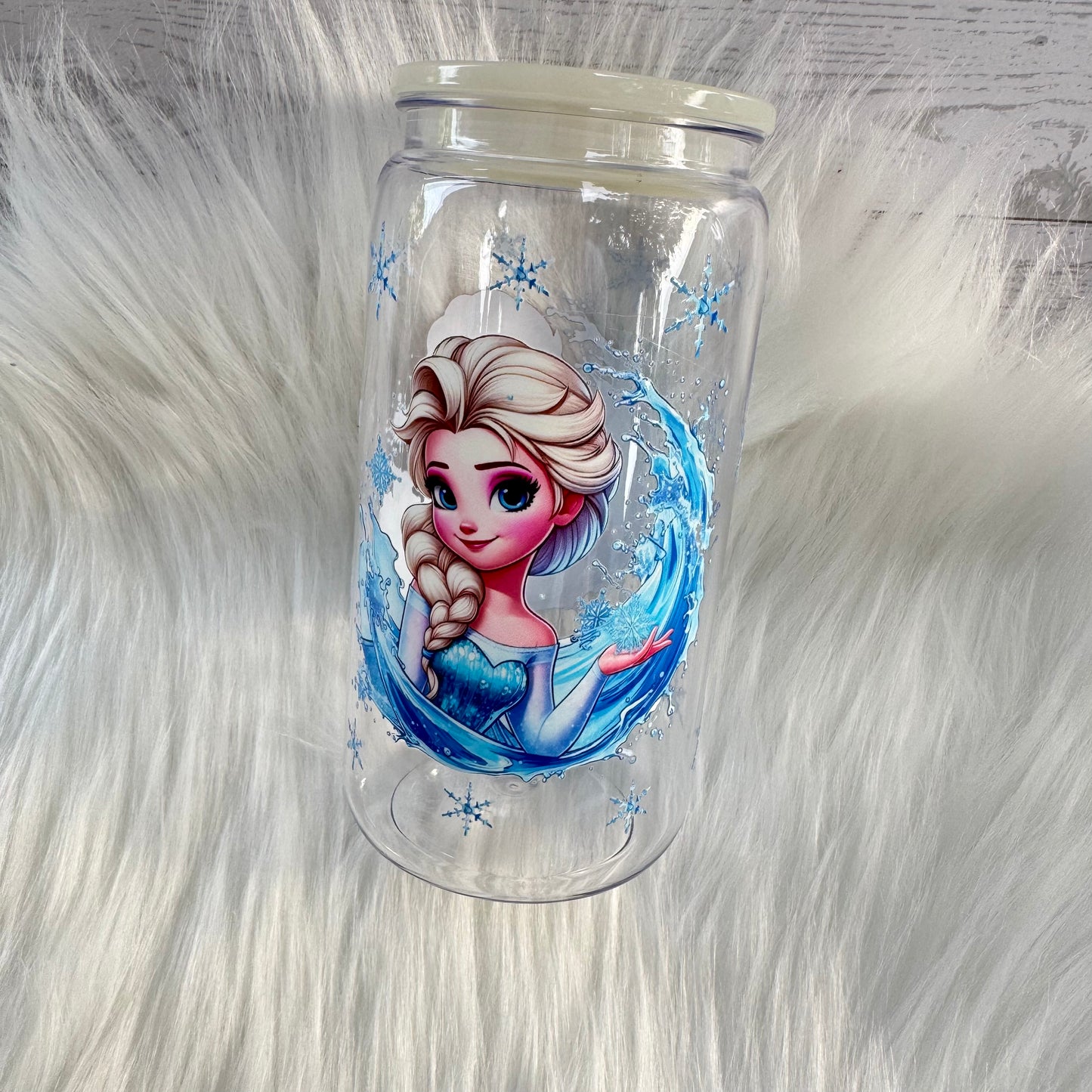 Snowflake Princess Acrylic Cup