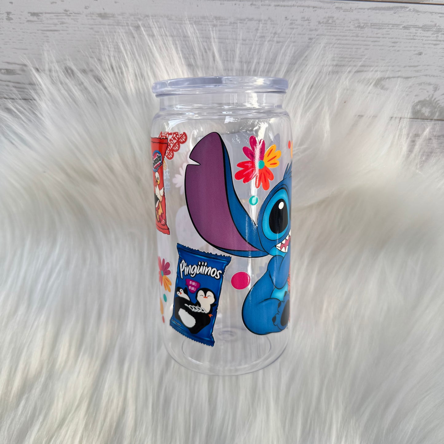 Snacking Alien Acrylic Cup