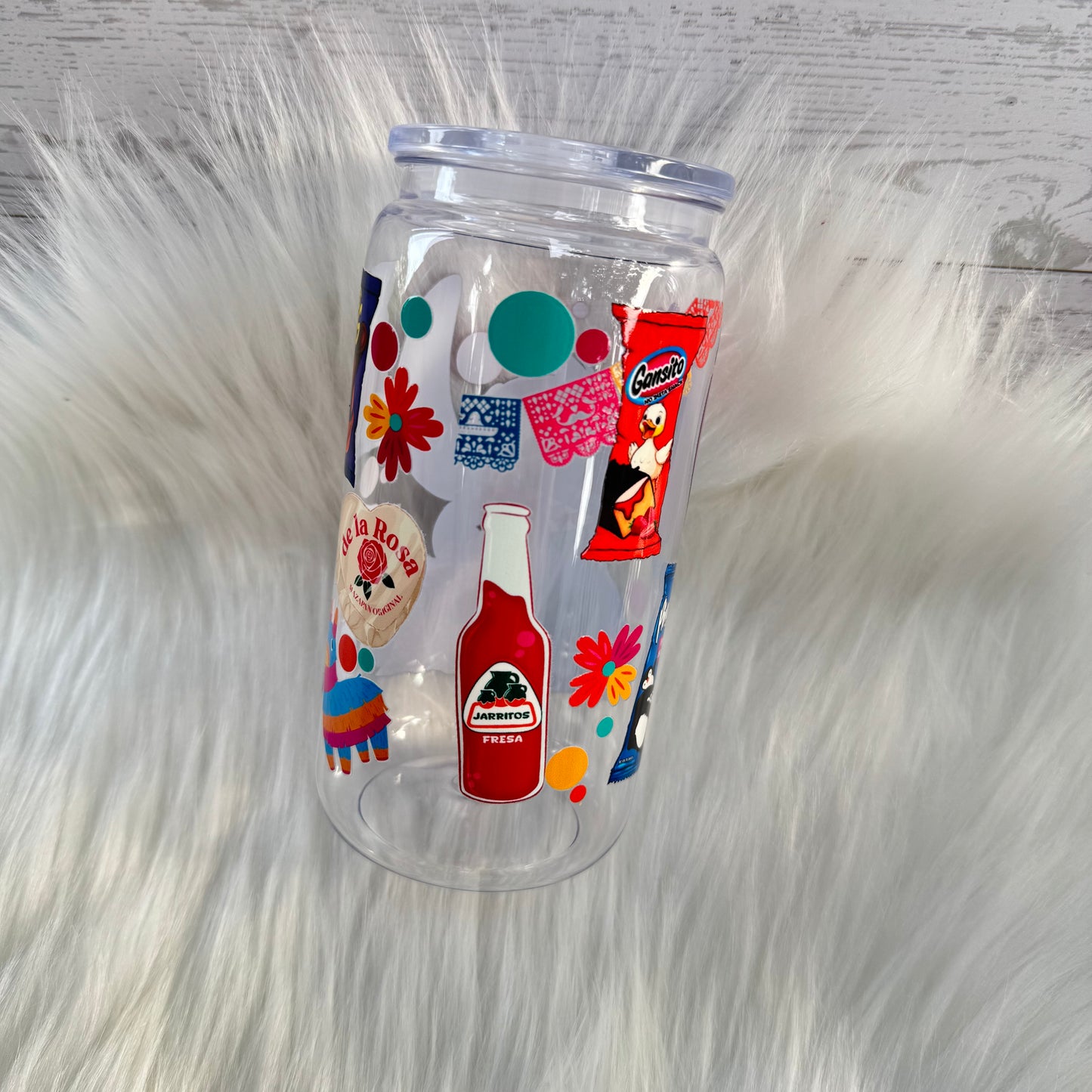 Snacking Alien Acrylic Cup