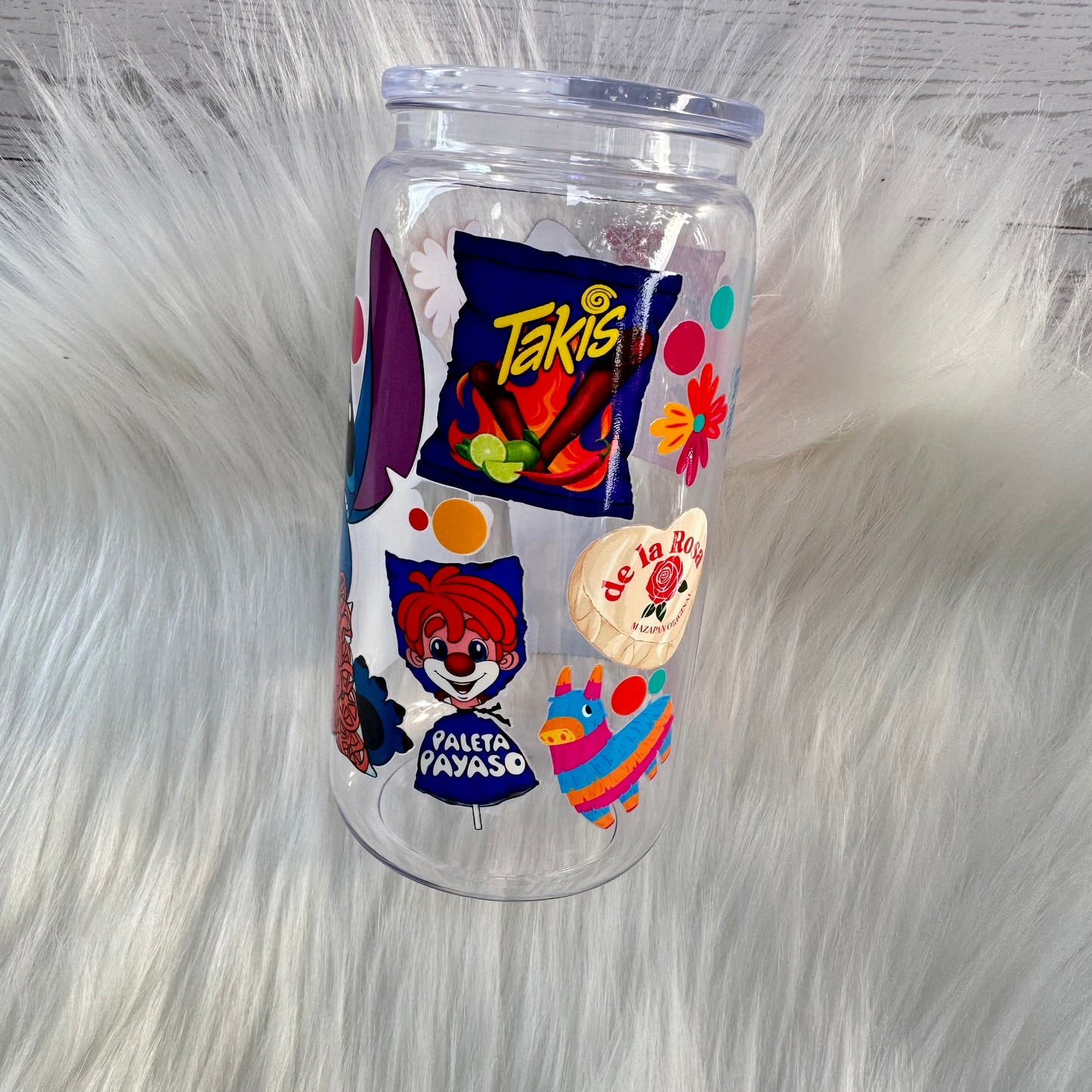 Snacking Alien Acrylic Cup