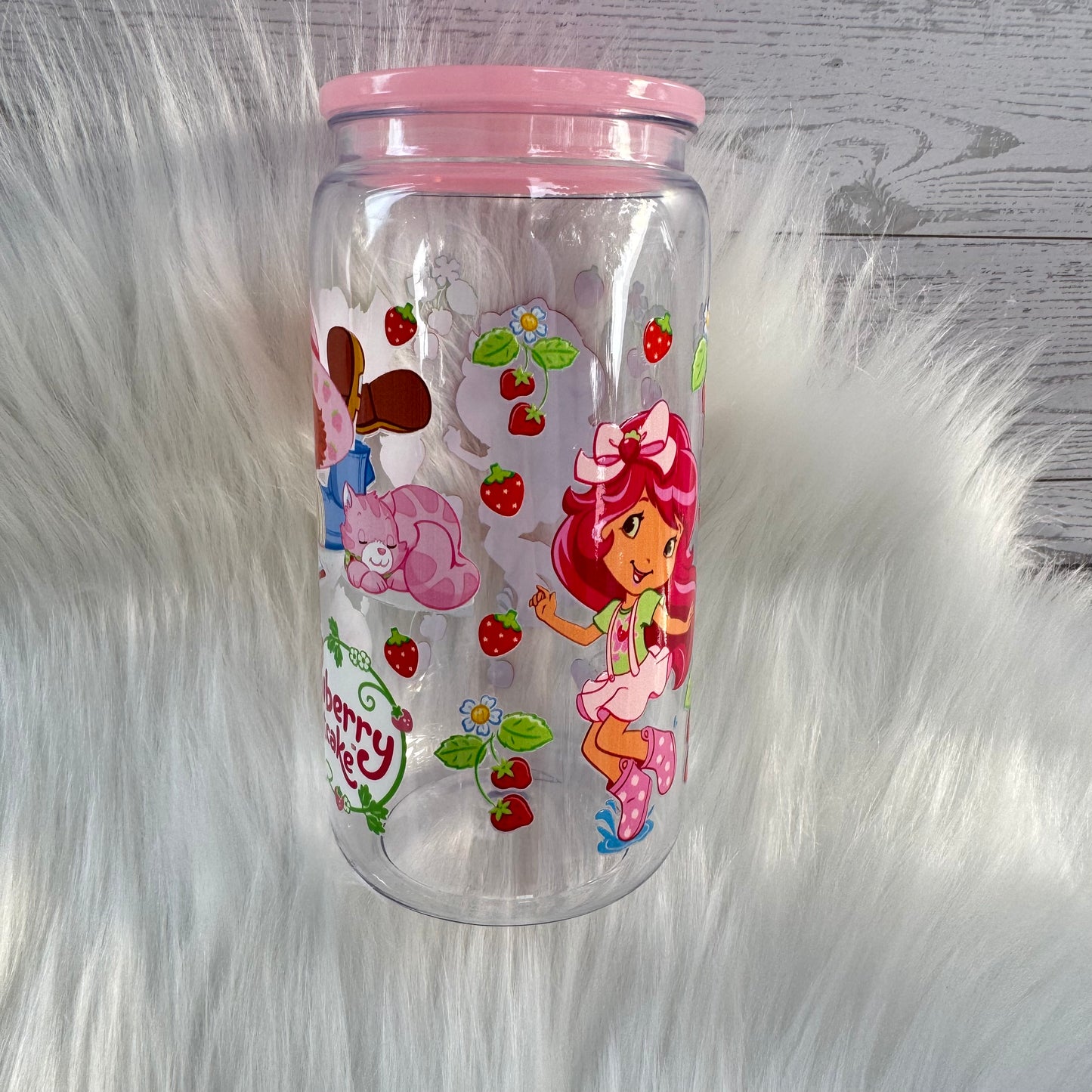 Strawberry Girl Acrylic Cup