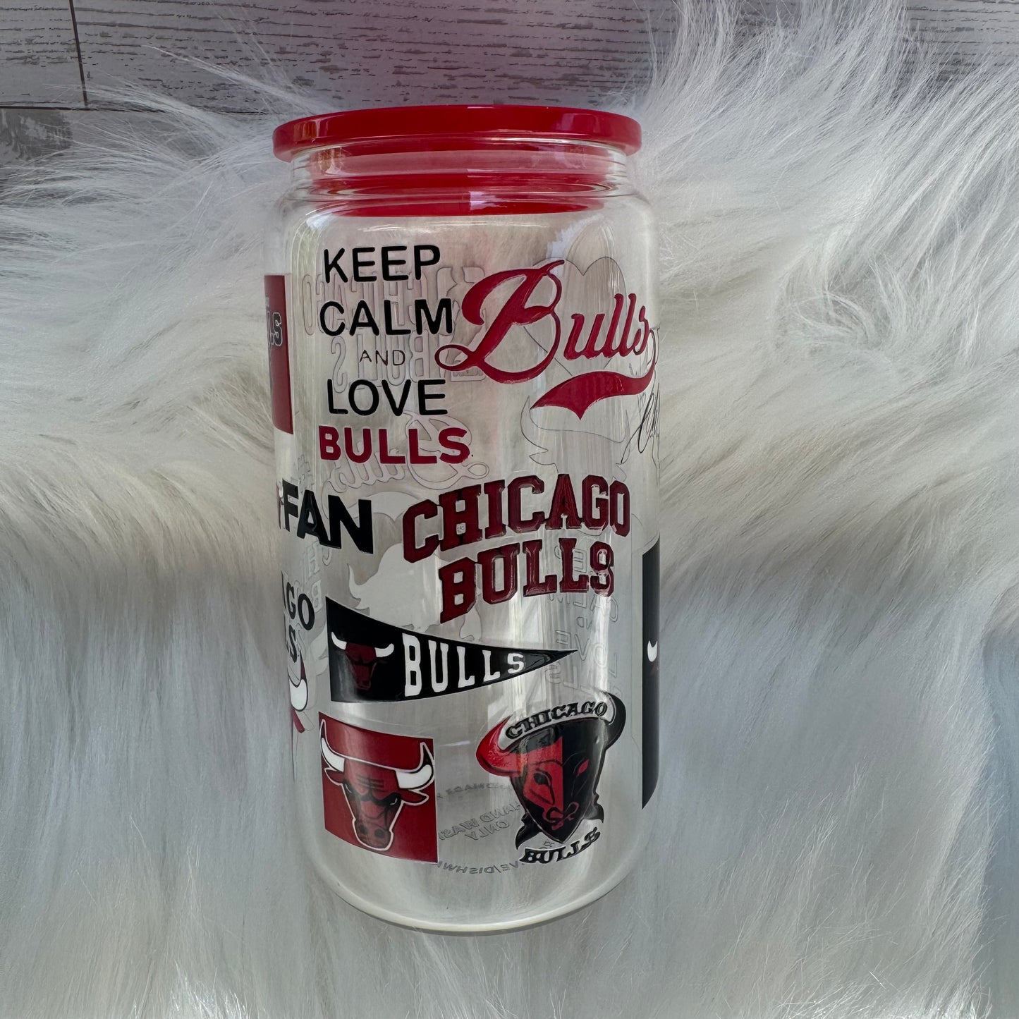 Chicago Bulls Glass Cup