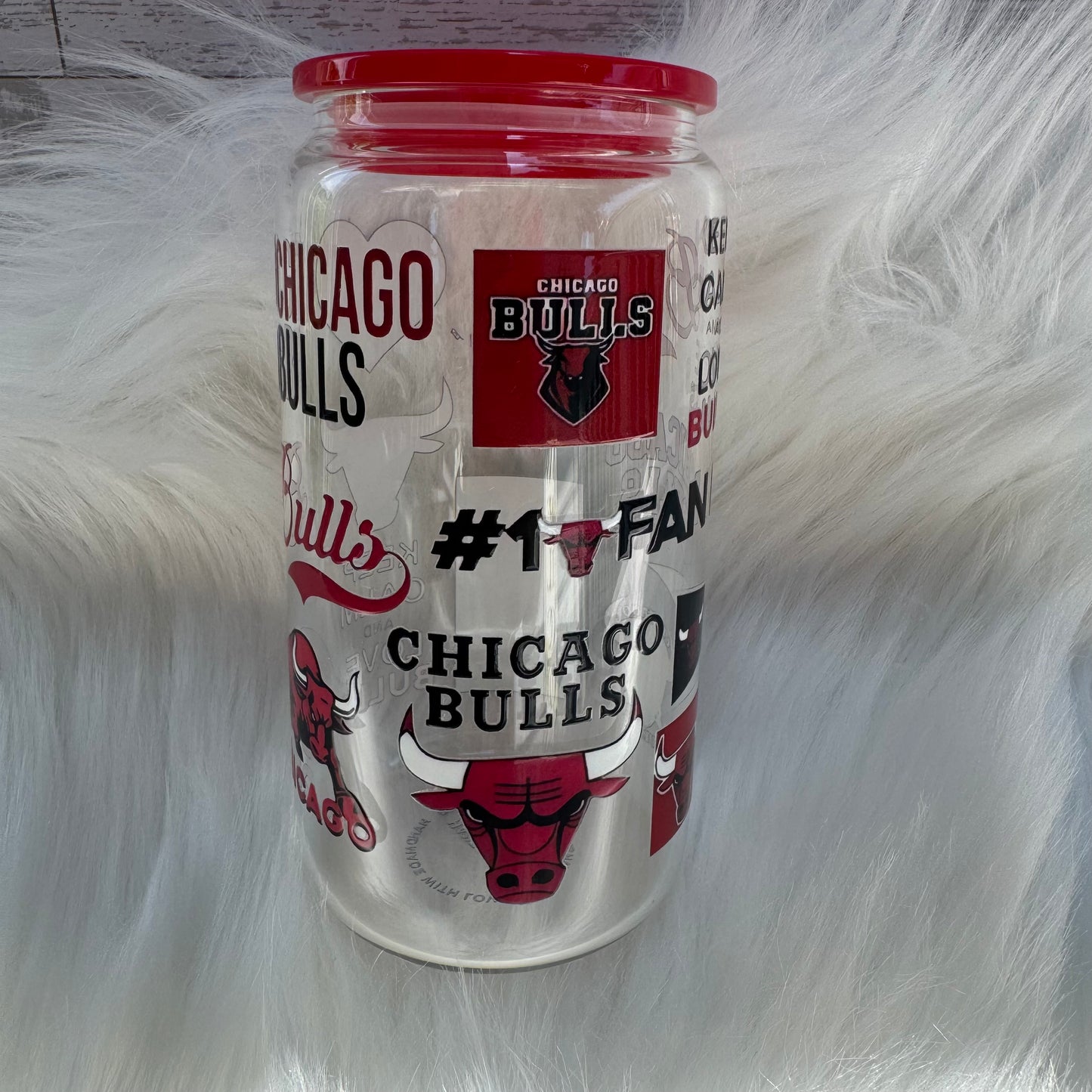 Chicago Bulls Glass Cup