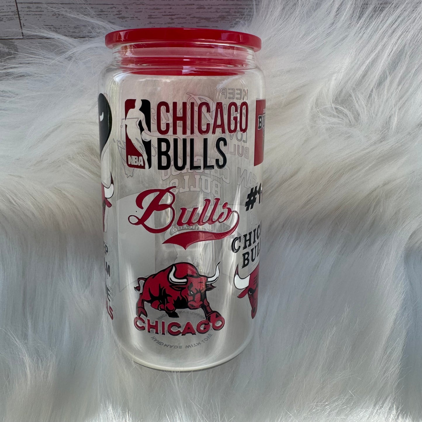 Chicago Bulls Glass Cup