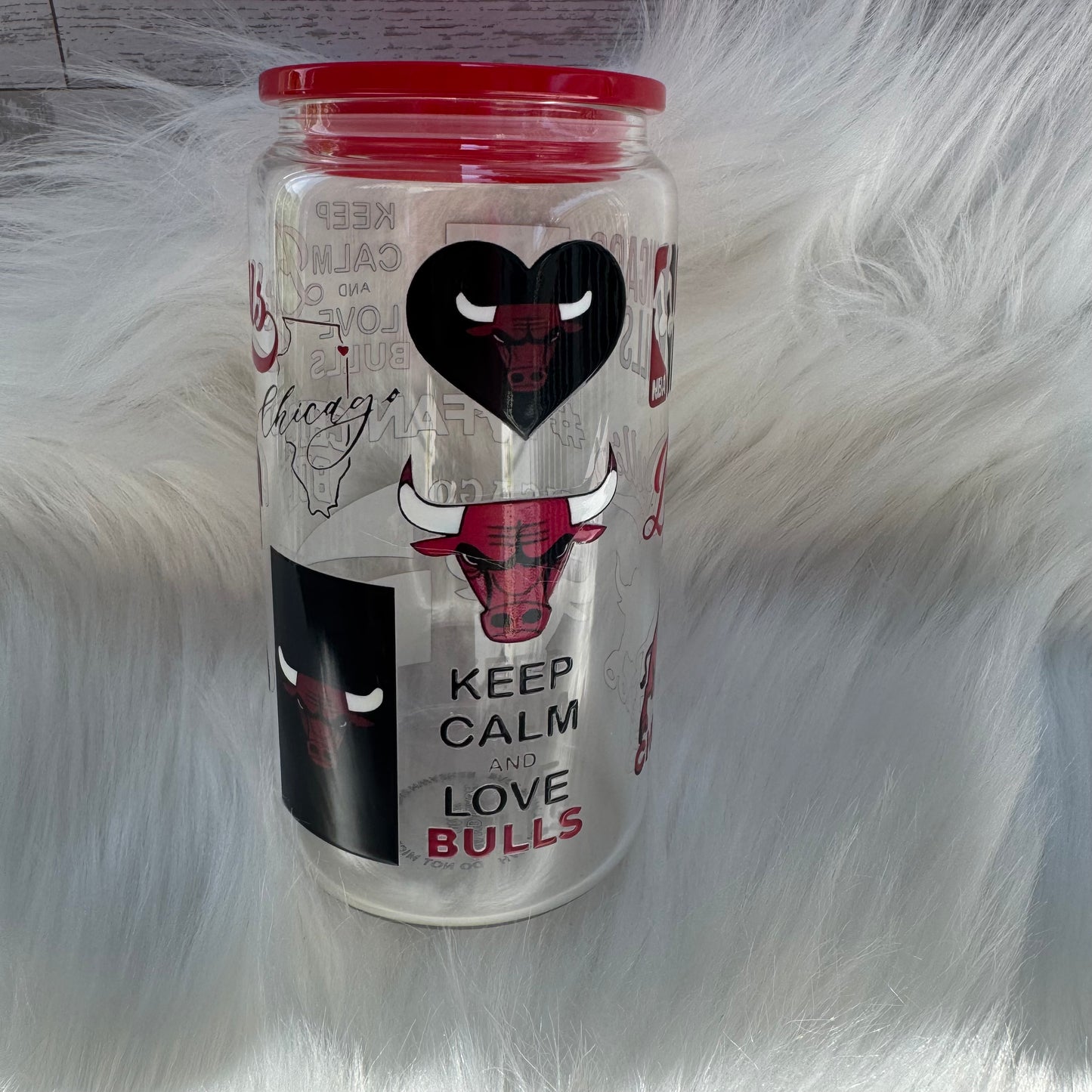 Chicago Bulls Glass Cup