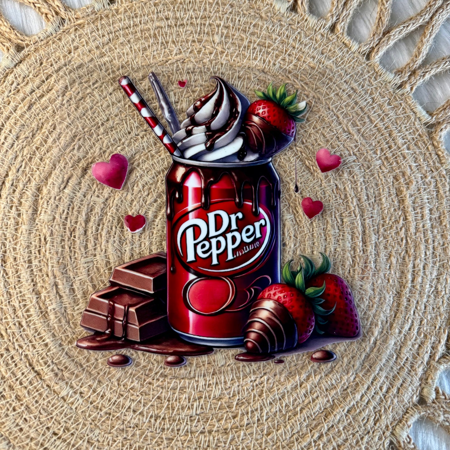 Drink Dr.Pepper Chocolate Strawberry Decal