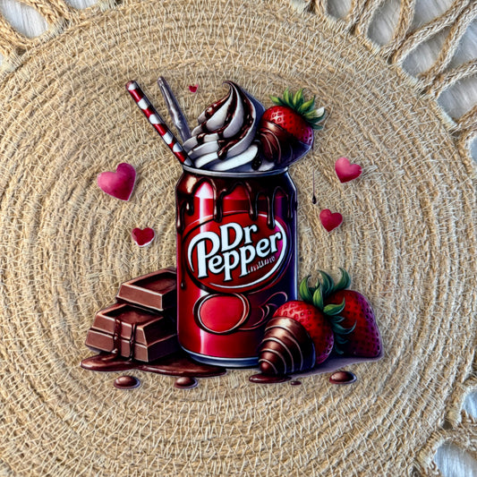 Drink Dr.Pepper Chocolate Strawberry Decal