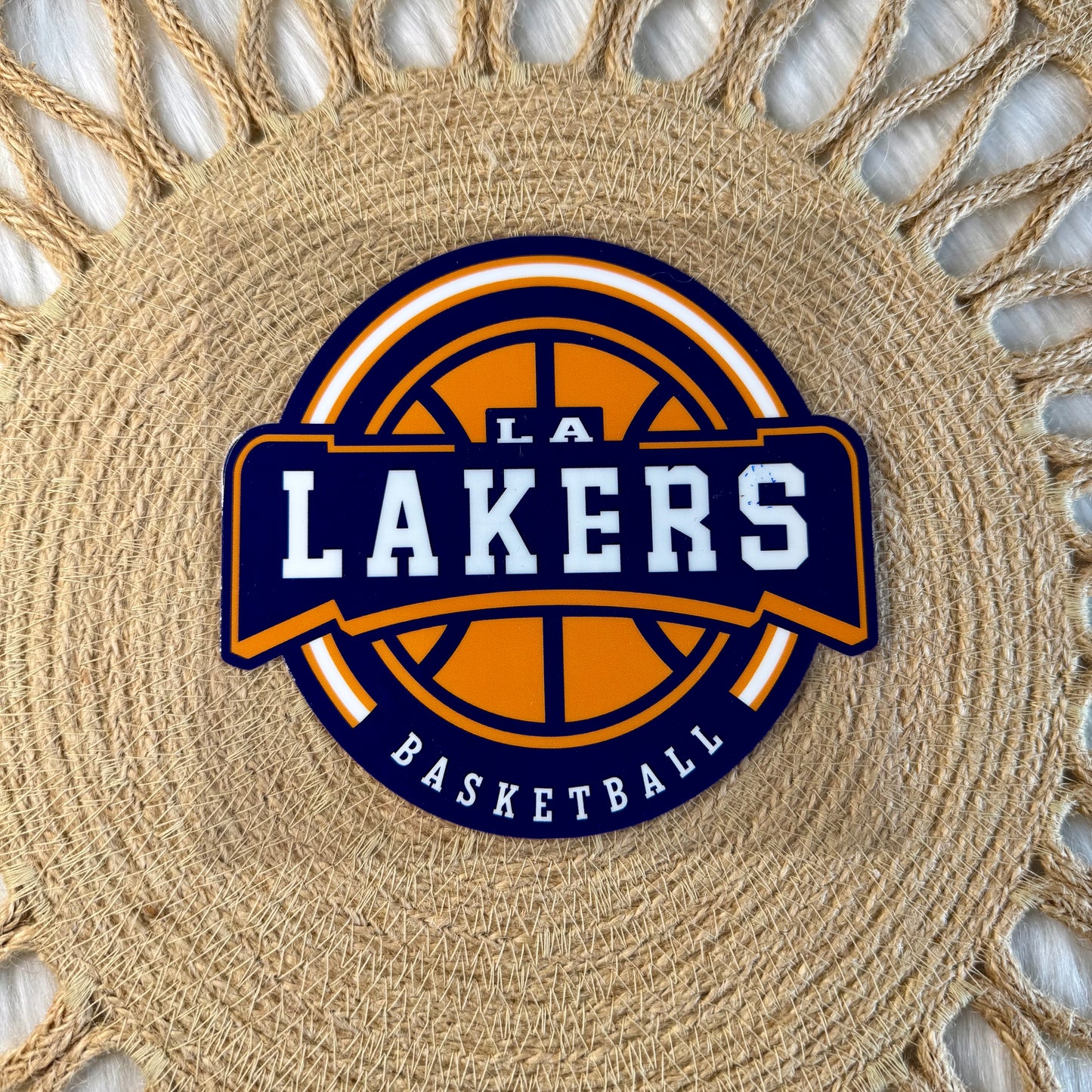 Lakers Basketball Decal