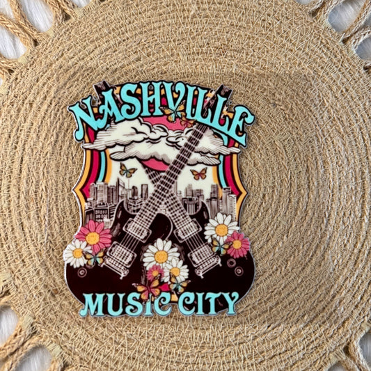 Nashville Music City Decal