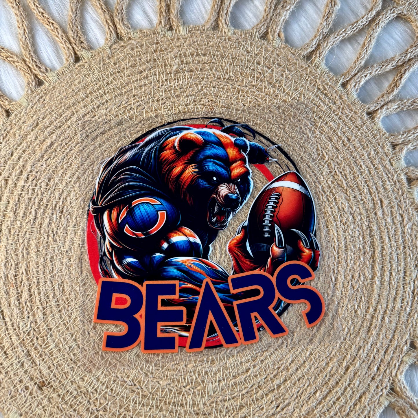 Bears Football Decal