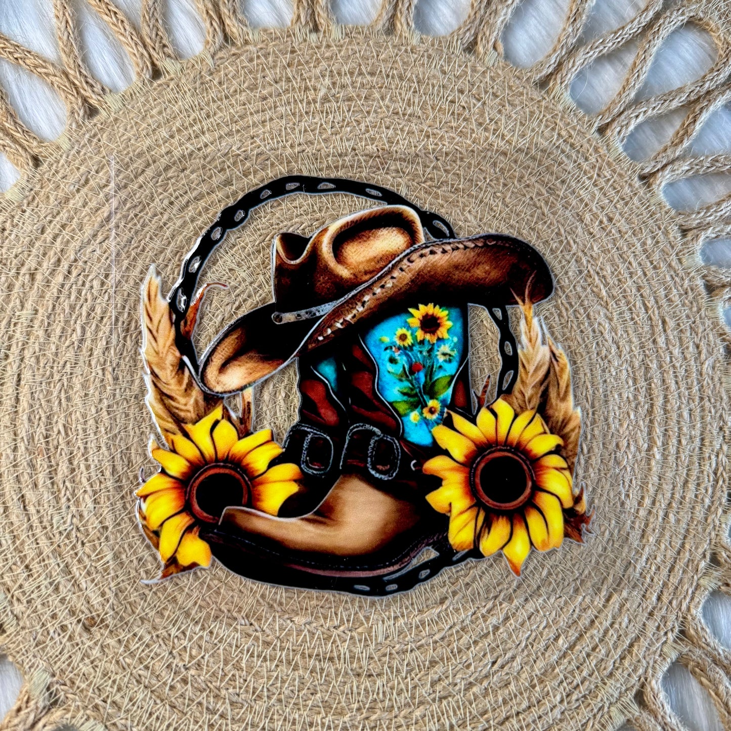Sunflower Boots Decal