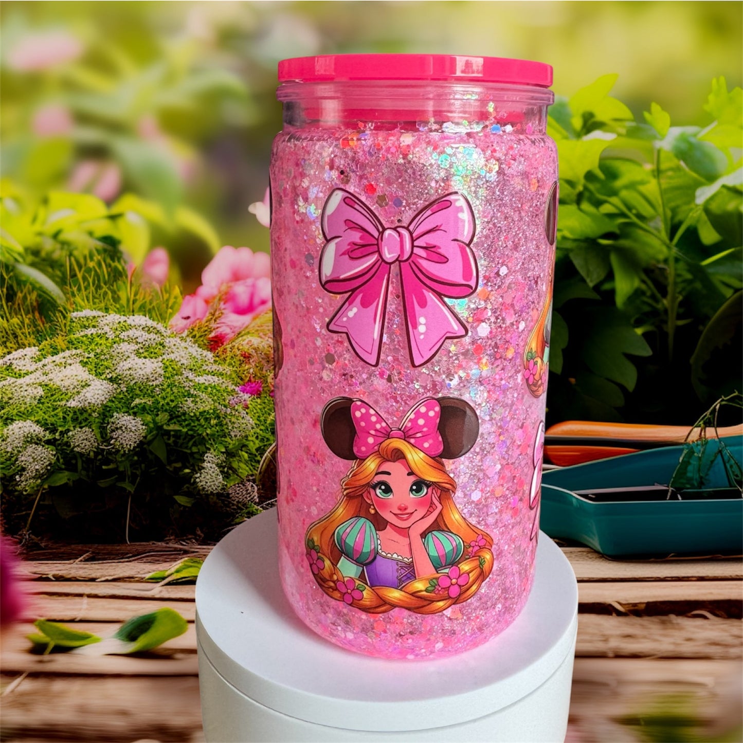 Tangled Princess Acrylic Snowglobe Cup