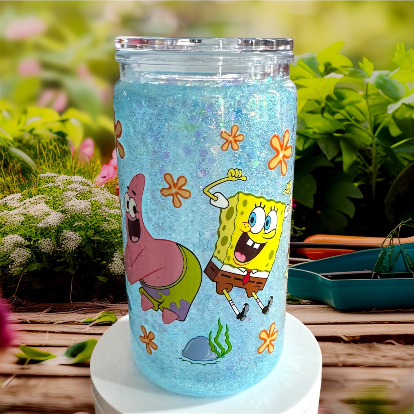 Under the Sea Characters Acrylic Snowglobe Cup