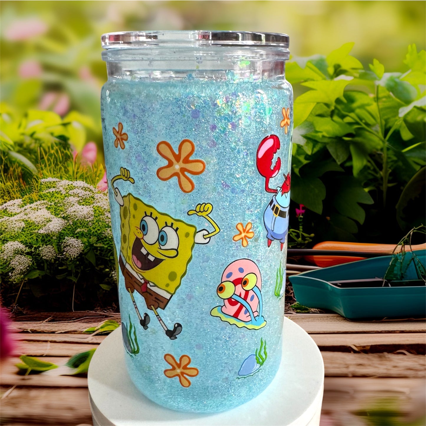 Under the Sea Characters Acrylic Snowglobe Cup