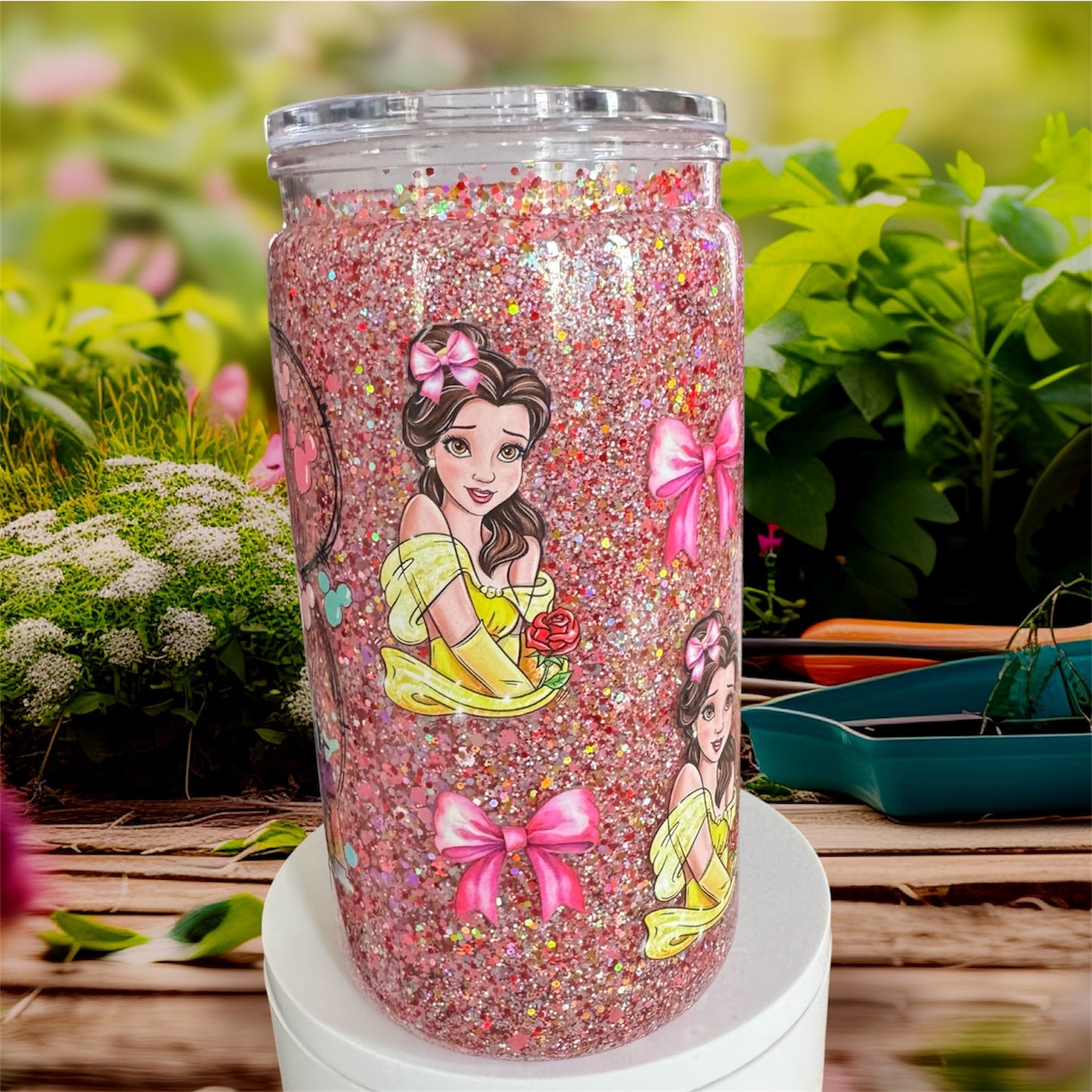 Beauty Belle Acrylic Snowglobe Cup