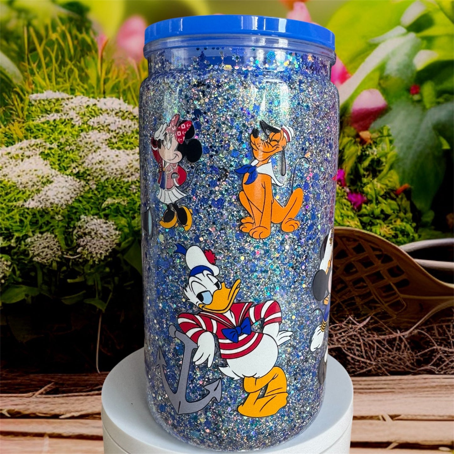 Mickey Freinds Acrylic Snowglobe Cup