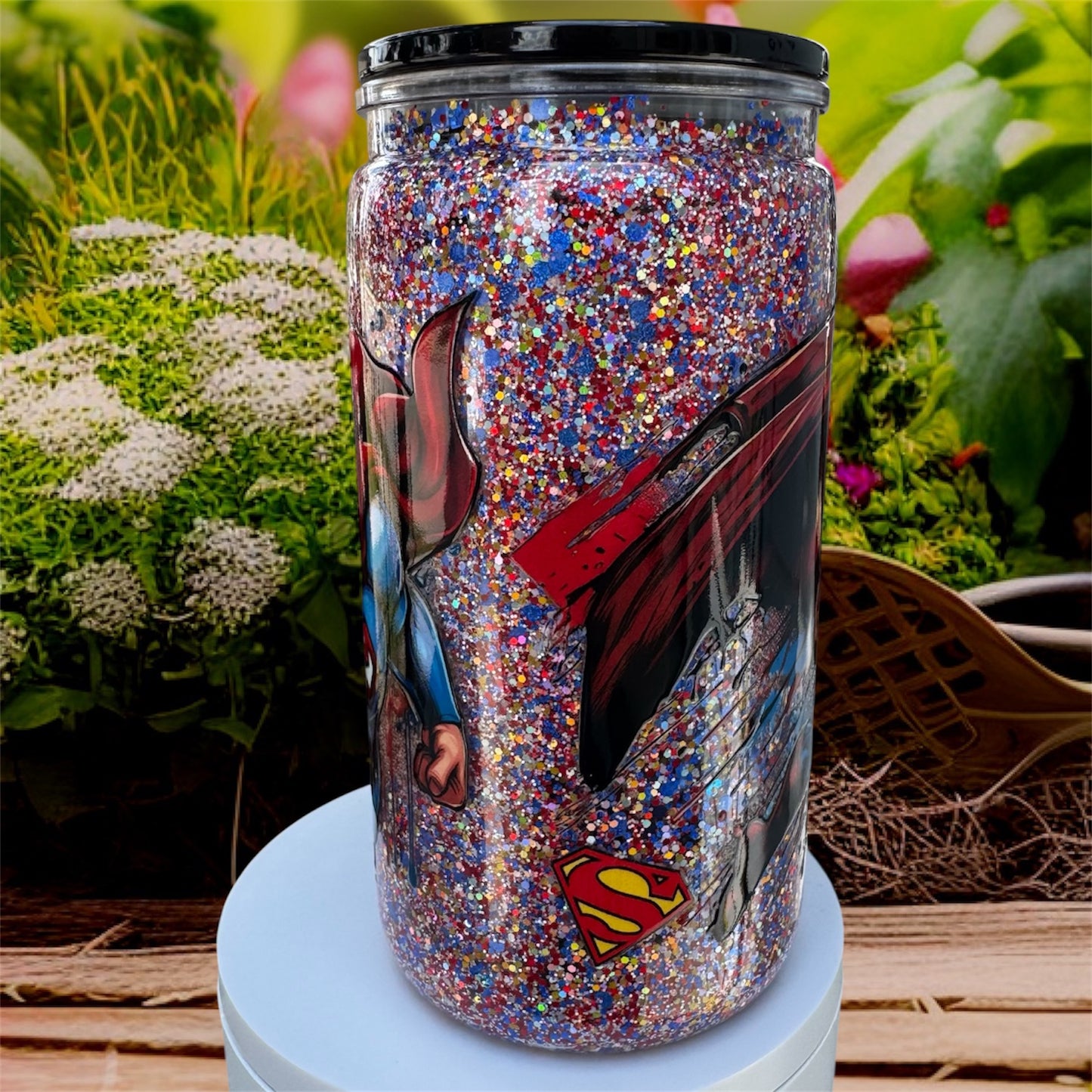 Super Hero Acrylic Snowglobe Cup