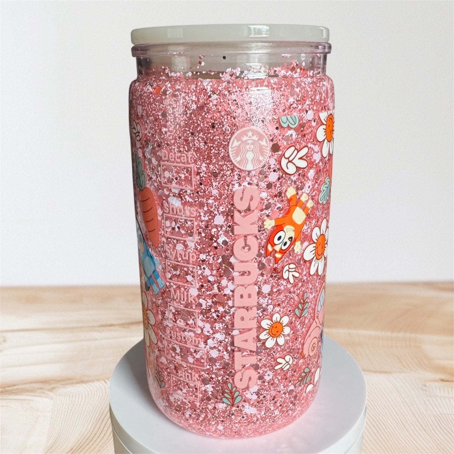 Bluey Acrylic Snowglobe Cup