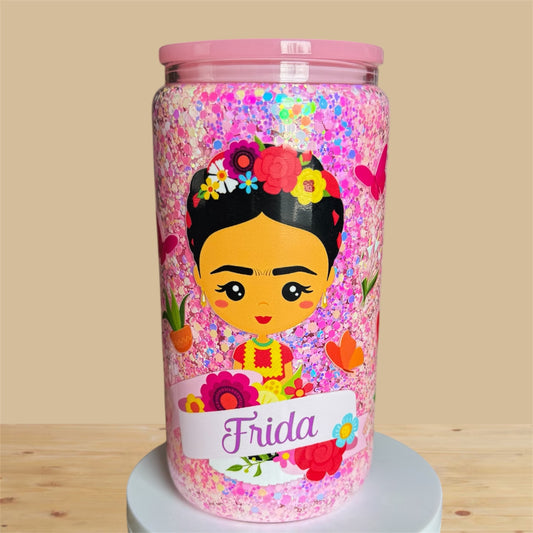 Frida Glass Snowglobe Cup