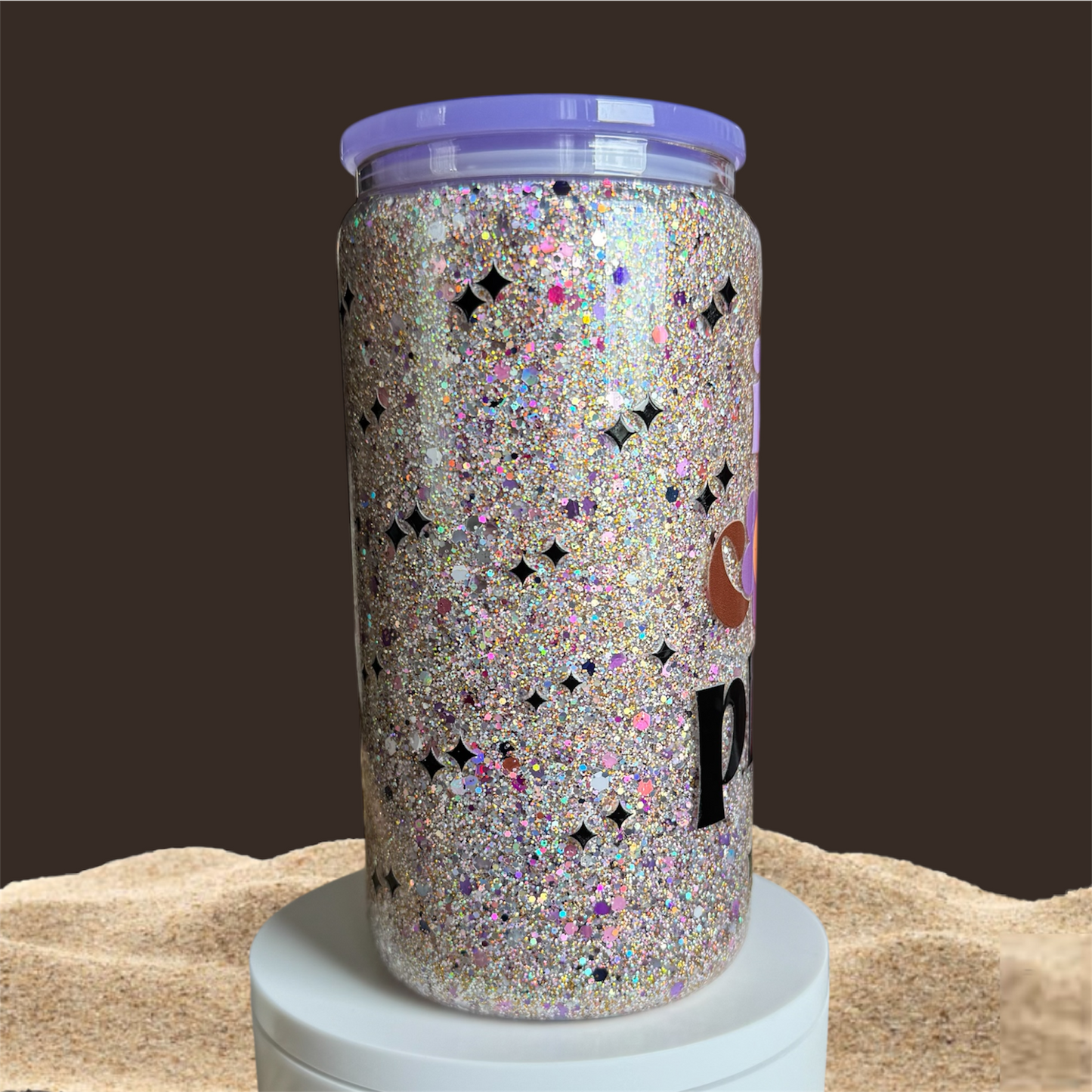 Iced Coffee Please Glass Snowglobe Cup