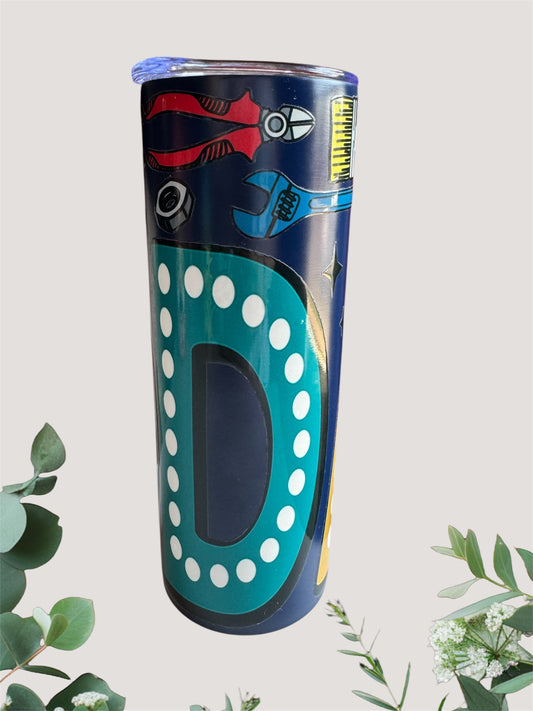 Dad Navy Blue Tumbler