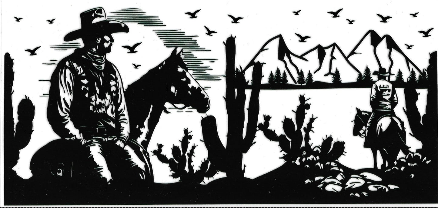 Black Western Style Design